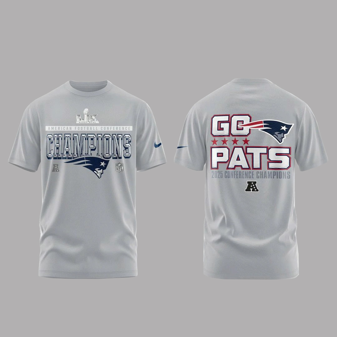 New England Patriots AFC Champions Locker Room Trophy Go Pats Shirt 1 New England Patriots AFC Champions Locker Room Trophy Go Pats Shirt