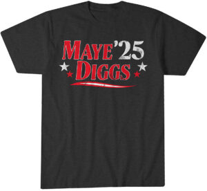 New England Patriots Drake Maye-Stefon Diggs '25 T-Shirt