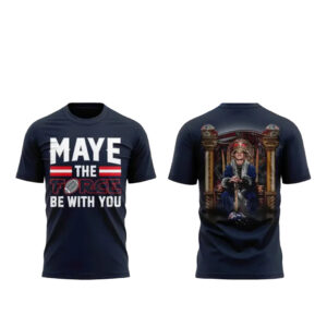New England Patriots Drake Maye The Force Be With You 2025 AFC Championship T-Shirt