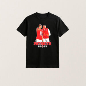 New England Patriots Mike Vrabel and Drake Maye Shirt