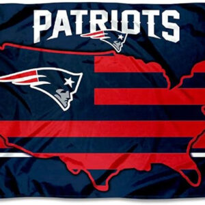 New England Patriots Nation USA American Country Flag