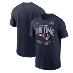New England Patriots Super Bowl LX Go Pats T-Shirt