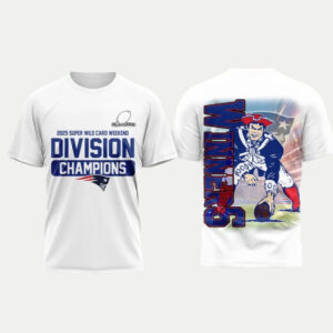 New England Patriots Super Wild Card Weekend Division Champions Shirt