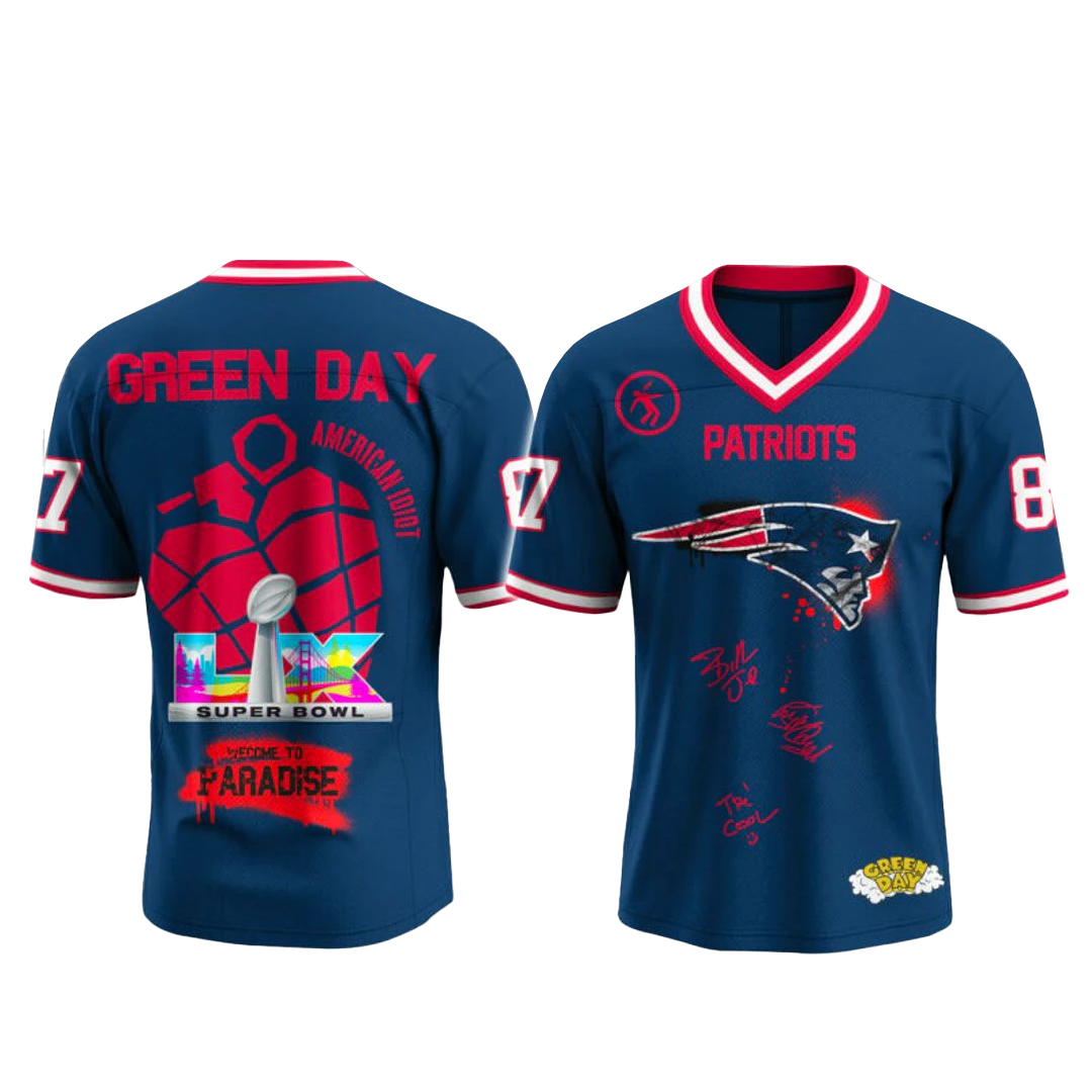 New England Patriots Welcome to Paradise 2026 Football Jersey 1 New England Patriots Welcome to Paradise 2026 Football Jersey