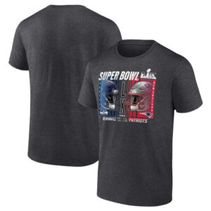 New England Patriots vs. Seattle Seahawks Super Bowl LX Matchup Final Battle T-Shirt