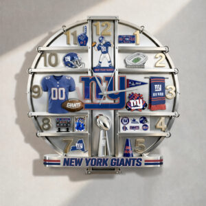 New York Giants Home Decorative 3D Wall Clock