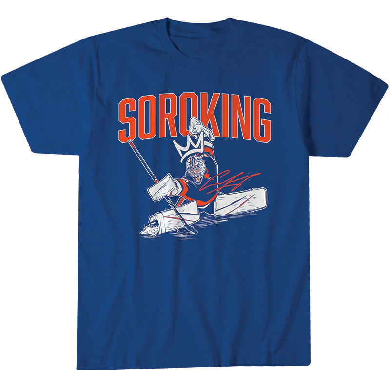 New York Islanders Ilya Sorokin Soroking T-Shirt 1 New York Islanders Ilya Sorokin Soroking T-Shirt