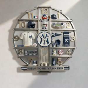New York Yankees Home Decorative 3D Wall Clock