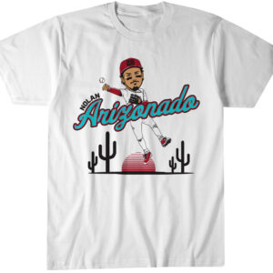 Nolan Arenado Arizonado Caricature T-Shirt