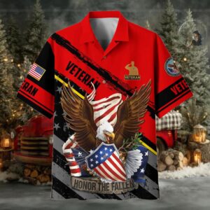 Honor The Fallen US Veteran Polo And Hawaii Shirt