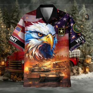 Honoring All Who Served US Veterans Hawaiian Shirt