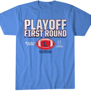 Ole Miss Rebels 2025 CFP First Round Winner T-Shirt