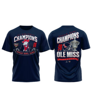 Ole Miss Rebels Sugar Bowl Champions Shirt