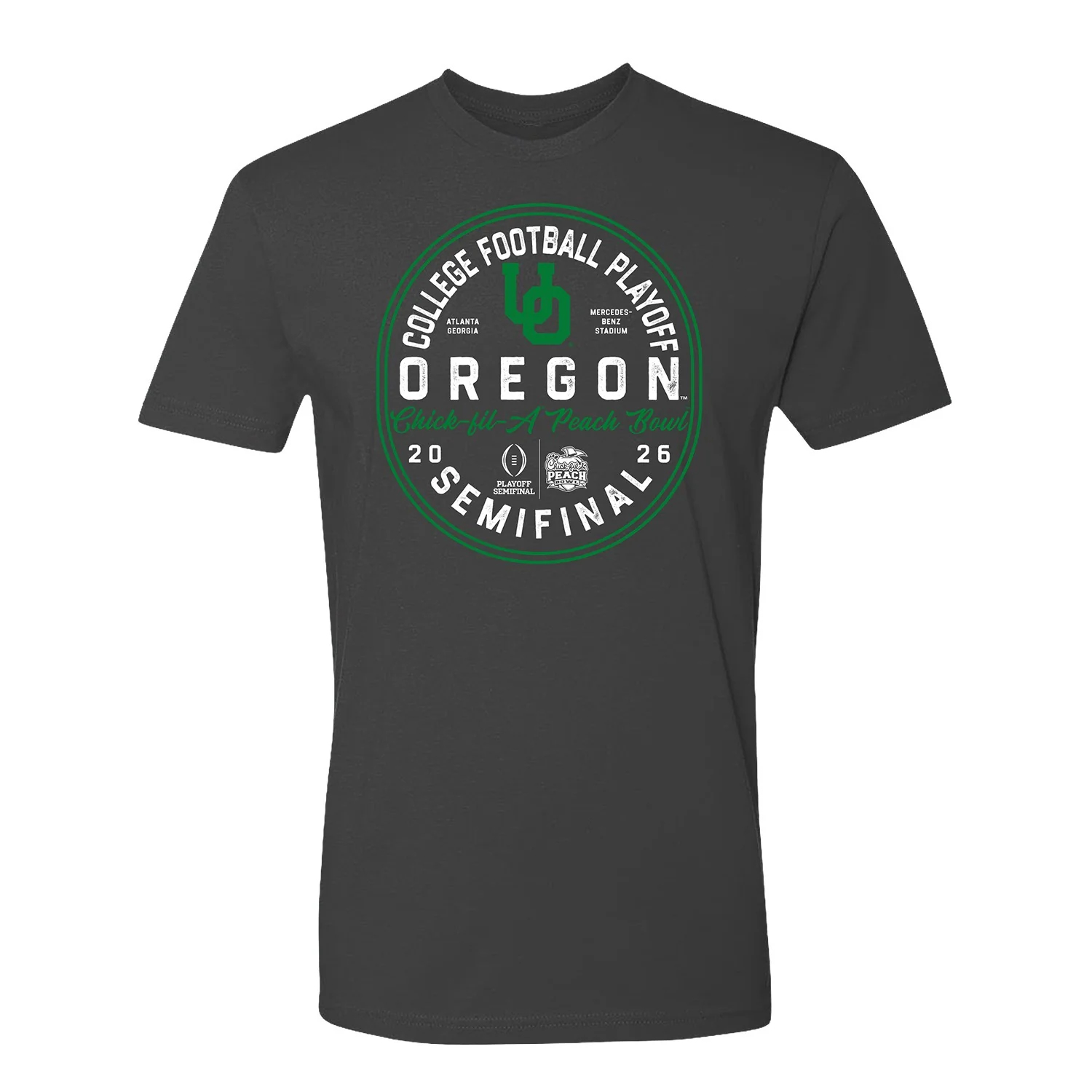 Oregon 2026 Peach Bowl Bound T-Shirt 1 Oregon 2026 Peach Bowl Bound T-Shirt