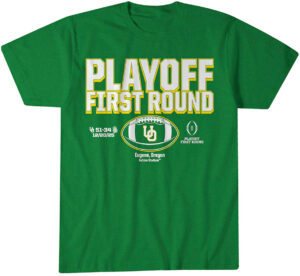 Oregon Ducks 2025 CFP First Round Winner Shirt