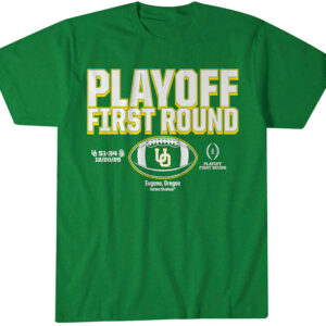 Oregon Ducks 2025 CFP First Round Winner Shirt