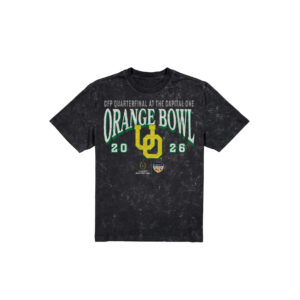 Oregon Ducks 2026 Orange Bowl Wash T-Shirt