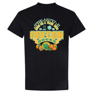 Oregon Ducks 2026 Peach Bowl T-Shirt