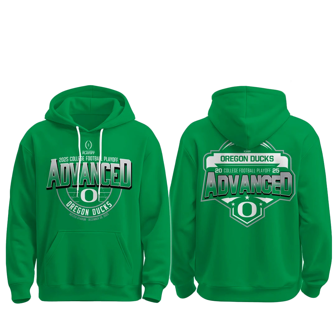 Oregon Ducks x Elevate Your Playoff Game Day Hoodie 1 Oregon Ducks x Elevate Your Playoff Game Day Hoodie