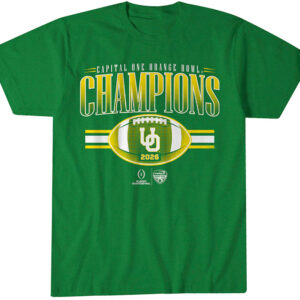 Oregon Football CFP Orange Bowl Champions T-Shirt