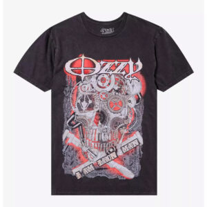 Ozzy Industrial Skull Wash T-Shirt