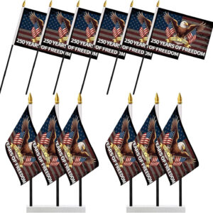 Patriotic America 250th Celebration Flags