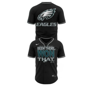 Philadelphia Eagles Been There Won That Baseball Jersey NFC East Champions 2025