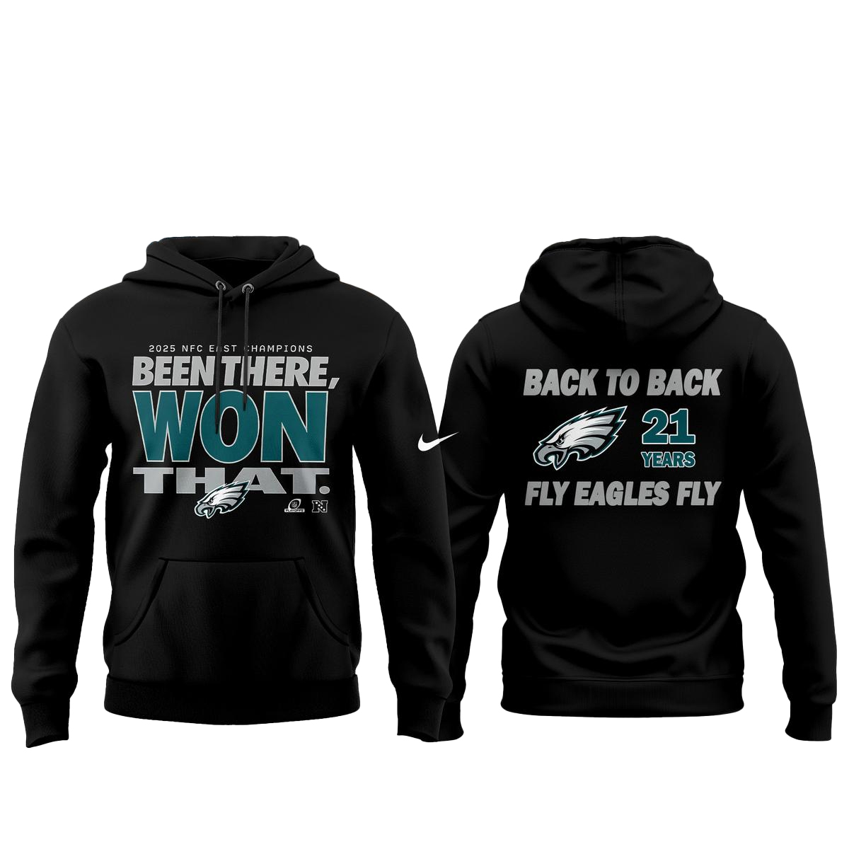 Philadelphia Eagles National Football Conference 2025 Shirt 2 Philadelphia Eagles National Football Conference 2025 Shirt - Image 2