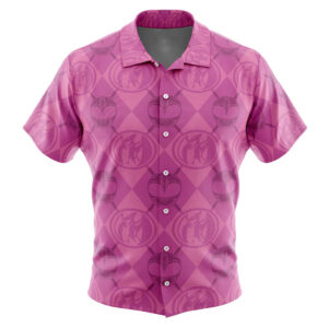 Pink Ranger Pattern Power Rangers Hawaiian Shirt