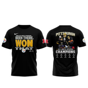 Pittsburgh Steelers 2025 AFC North Champions Back To Back Shirt