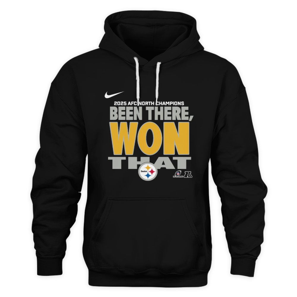 Pittsburgh Steelers 2025 AFC North Champions Been There Won That Shirt 5 Pittsburgh Steelers 2025 AFC North Champions Been There Won That Shirt - Image 5