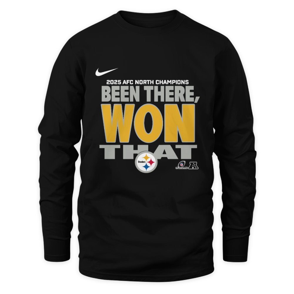 Pittsburgh Steelers 2025 AFC North Champions Been There Won That Shirt 4 Pittsburgh Steelers 2025 AFC North Champions Been There Won That Shirt - Image 4