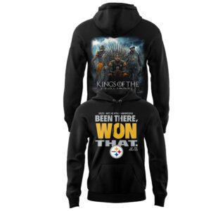 Pittsburgh Steelers AFC North Champions 2025 Kings Is Back Hoodie