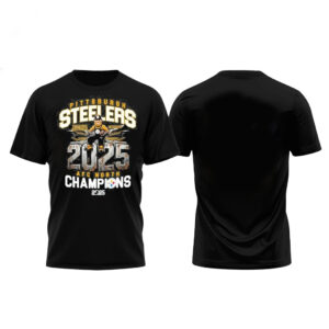 Pittsburgh Steelers AFC North Champions 2025 T-Shirt