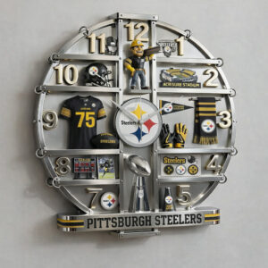 Pittsburgh Steelers Home Decorative 3D Wall Clock