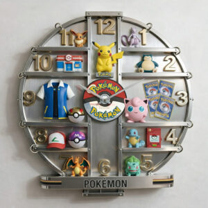 Pokemon Anniversary Home Decorative 3D Wall Clock