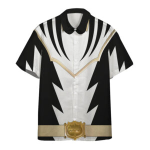 Power Ranger White Dino Thunder Hawaiian Shirt