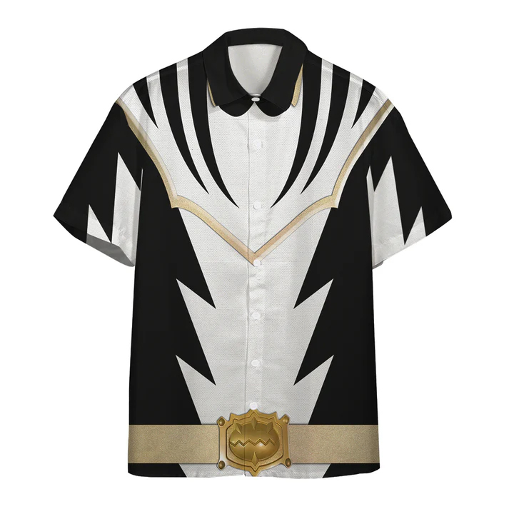 Power Ranger White Dino Thunder Hawaiian Shirt 1 Power Ranger White Dino Thunder Hawaiian Shirt