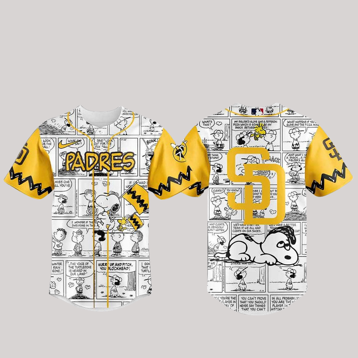 San Diego Padres Peanuts Anniversary Game 2026 Baseball Jersey 1 San Diego Padres Peanuts Anniversary Game 2026 Baseball Jersey