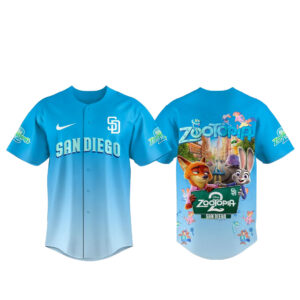 San Diego Padres x Zootopia 2 Baseball Jersey