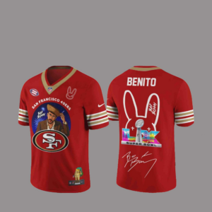 San Francisco 49Ers X Bad Bunny Benito Super Bowl Lx Football Jersey