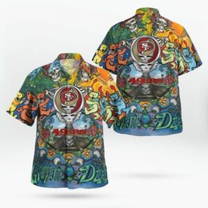 San Francisco 49ers Grateful Dead Hawaiian Shirt