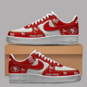 San Francisco 49ers x Hello Kitty Air Force 1 Shoes Sneakers