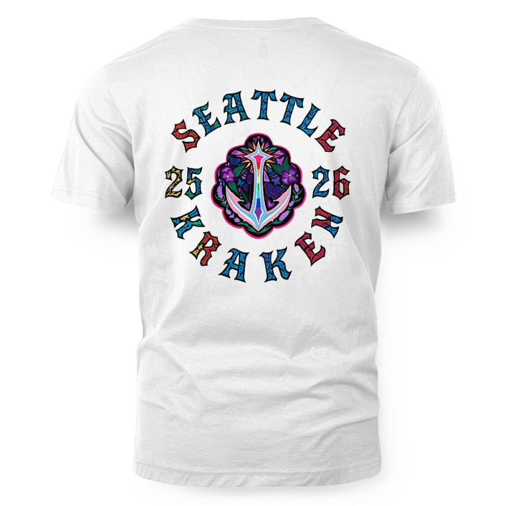 Seattle Kraken Pride Night 2025 Edition T Shirt 3 Seattle Kraken Pride Night 2025 Edition T Shirt - Image 3