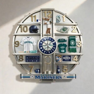 Seattle Mariners Home Decorative 3D Wall Clock