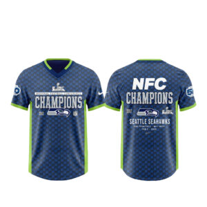 Seattle Seahawks 2025 NFC Champions Football Jersey
