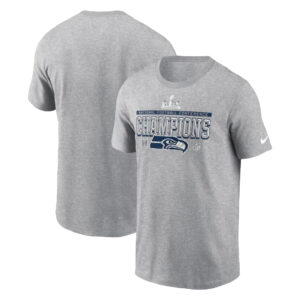 Seattle Seahawks 2025 NFC Champions Locker Room Trophy Collection T-Shirt