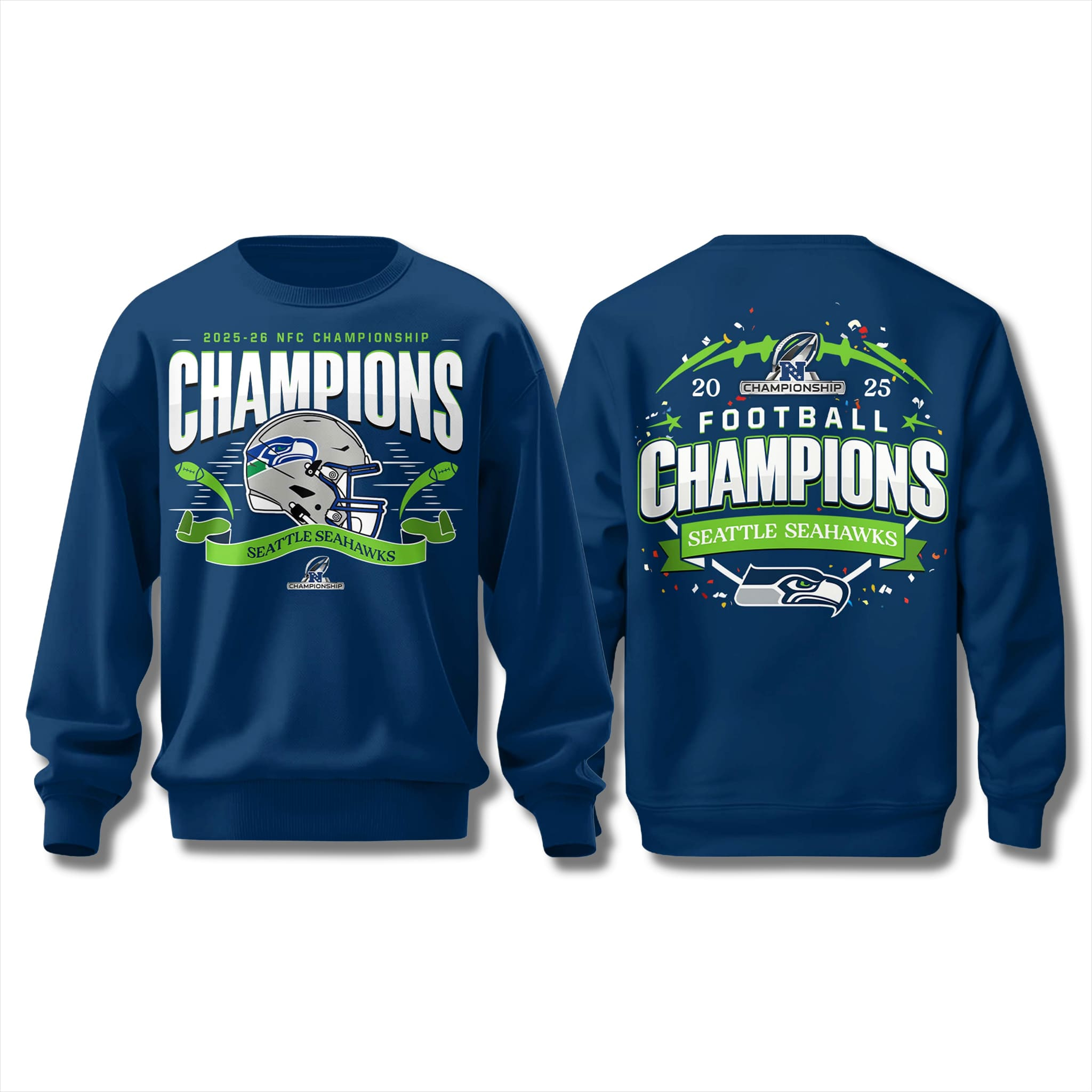 Seattle Seahawks 2025 NFC Championship Sweatshirt 1 Seattle Seahawks 2025 NFC Championship Sweatshirt