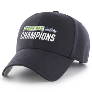 Seattle Seahawks College Navy 2025 NFC Champions MVP Hat