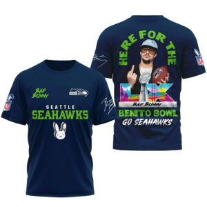 Seattle Seahawks Football League Bad Bunny Benito Bowl Go Seahawks Shirt